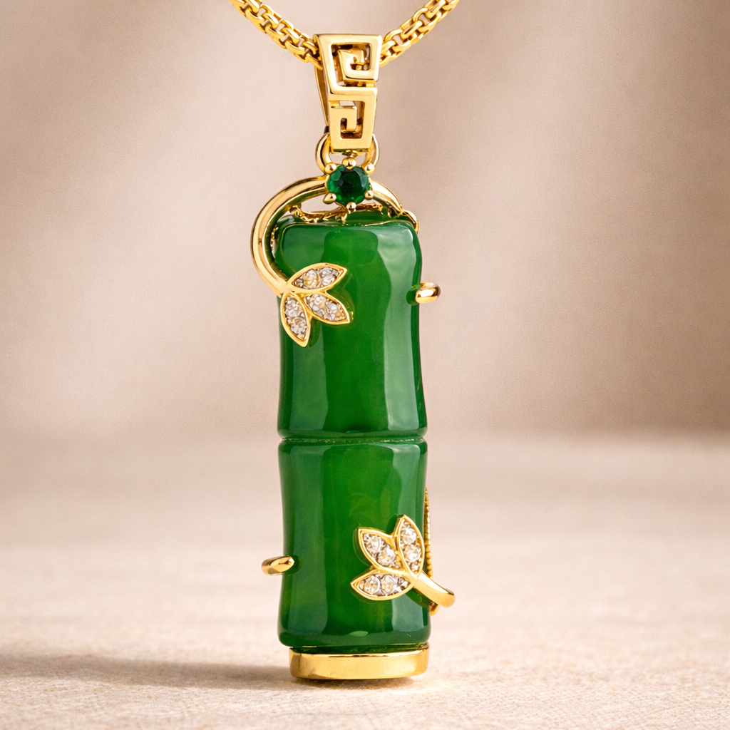 Collar Jade natural