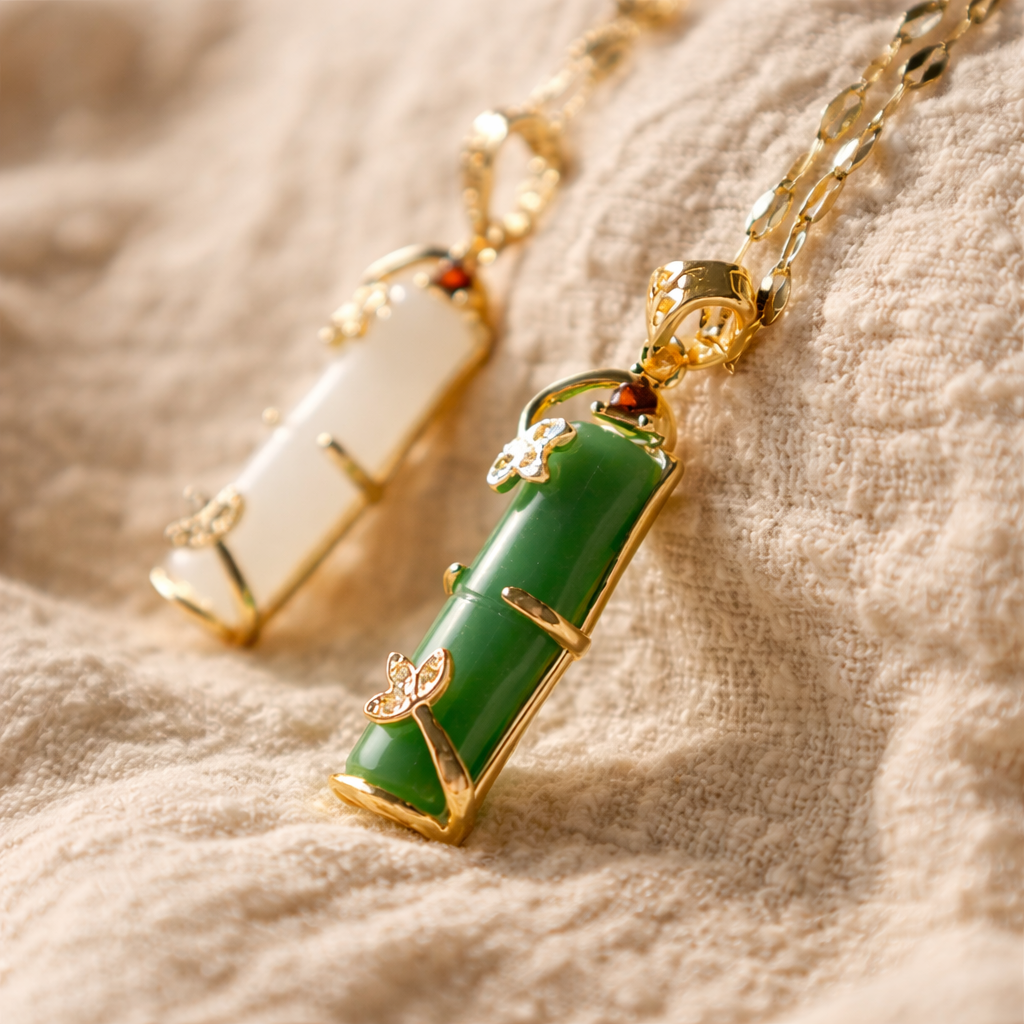 Collar Jade natural