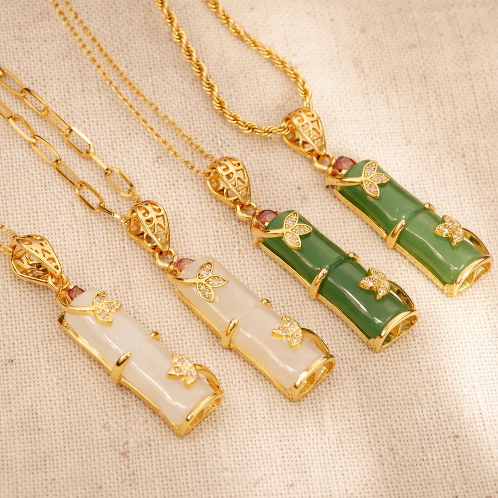 Collar Jade natural